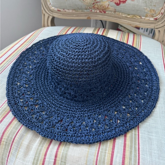 Aerie Crochet Straw Sunhat - Picture 1 of 2
